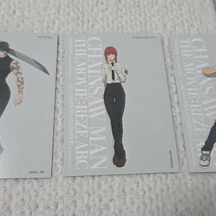 [BUNJANG] Chainsaw Man, Jujutsu Kaisen Baseyard Tokyo Special Cards Set of 3 / 체인소맨, 주술회전 베이스야드 도쿄 특전카드 3개셋트
