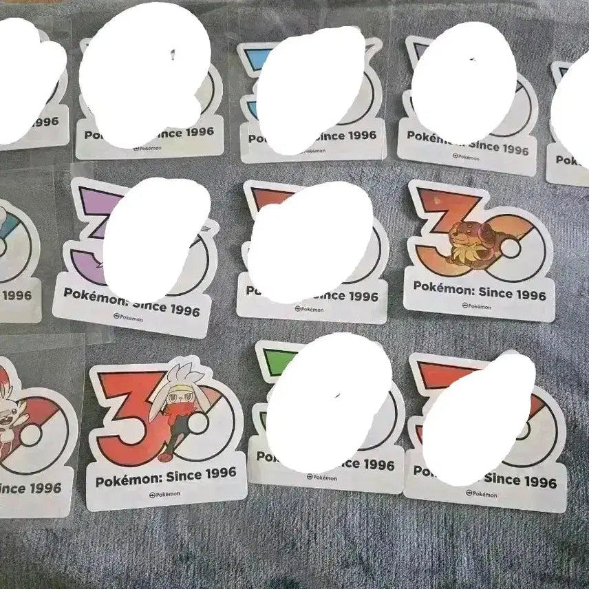 [BUNJANG] Pokemon 30th Anniversary Sticker / 포켓몬 30주년 스티커