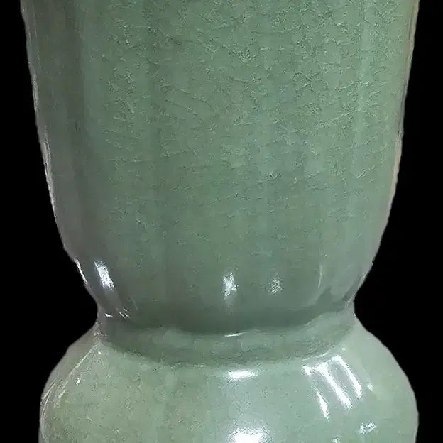 [BUNJANG] Song Yongcheon Yo Celadon Flower-Shaped Vase / 명품도자기/송 용천요화형화병