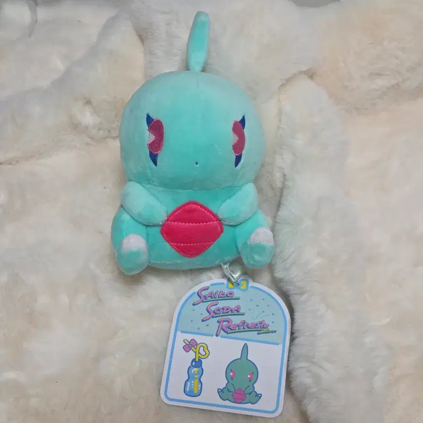 [BUNJANG] Psycho Soda Refreshable Everlasting Plush Doll / 부산 팝업 포켓몬 사이코 소다 미네랄 사이다 리프레쉬 애버라스 봉제 인형 누이