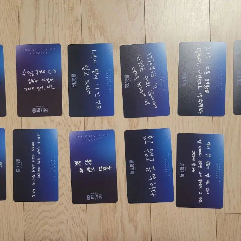 [BUNJANG] Musical "The Origin of Species" Premiere Photocard Bundle Set / 뮤지컬 종의기원 초연 포카