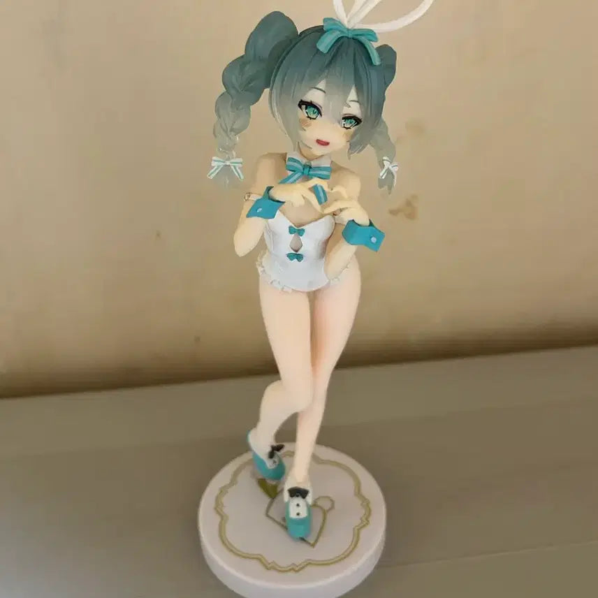 [BUNJANG] Miku Rurudo Bunny Girl B-Cute White Figure / 상자x)미쿠 루루도 바니걸 비큐트 화이트 미소녀 피규어