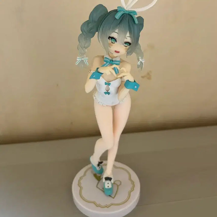 [BUNJANG] Miku Rurudo Bunny Girl B-Cute White Figure / 상자x)미쿠 루루도 바니걸 비큐트 화이트 미소녀 피규어