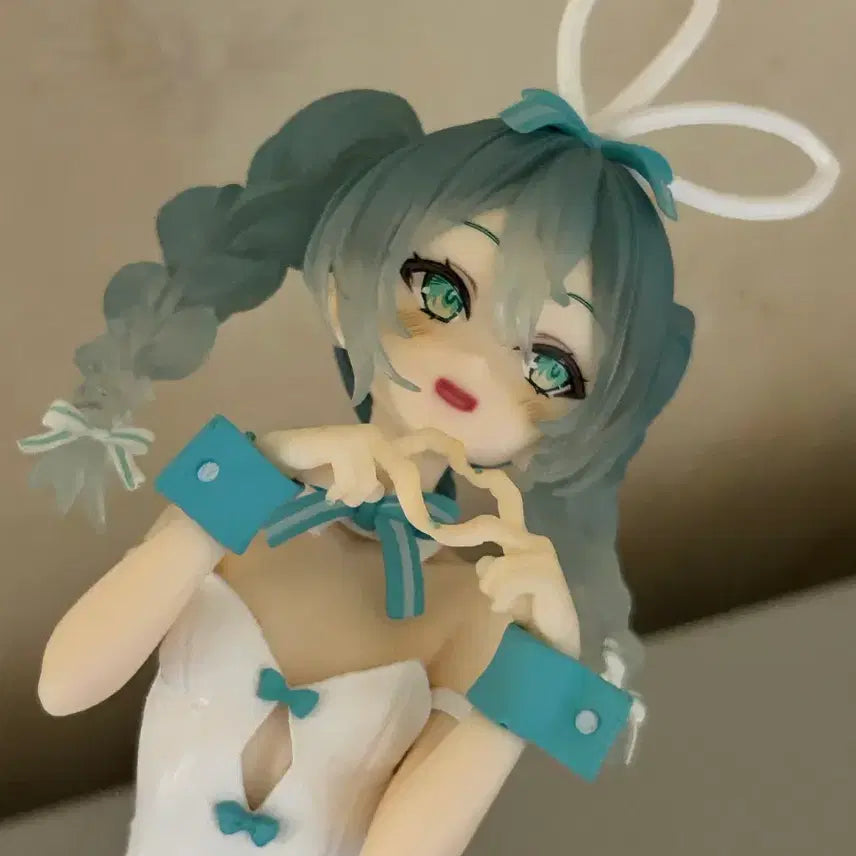 [BUNJANG] Miku Rurudo Bunny Girl B-Cute White Figure / 상자x)미쿠 루루도 바니걸 비큐트 화이트 미소녀 피규어
