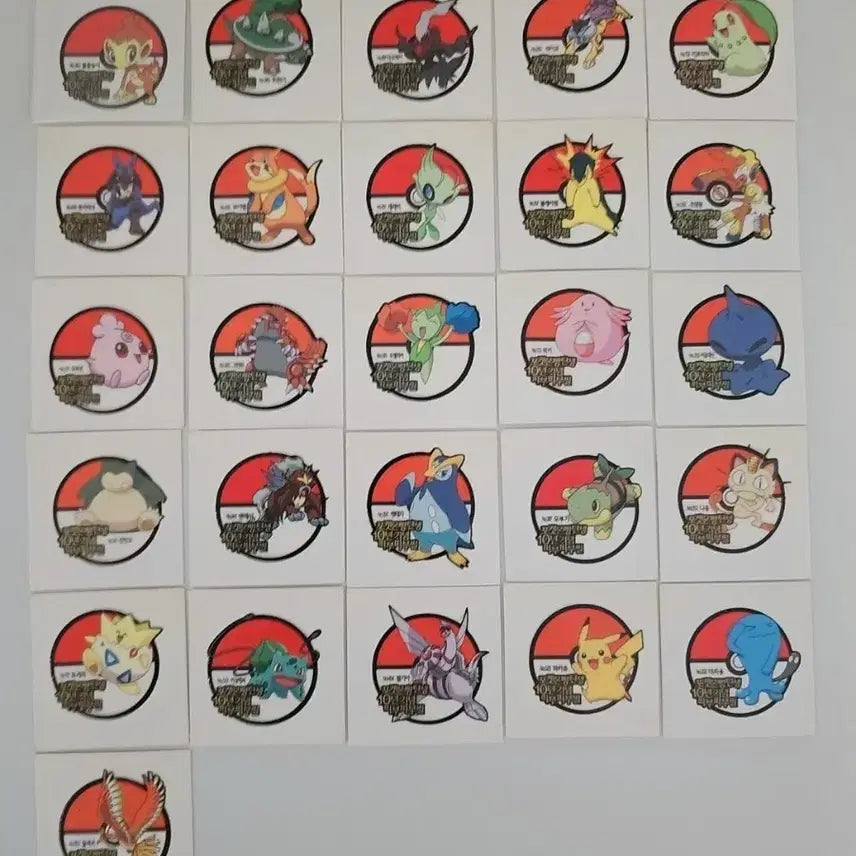 [BUNJANG] Shani (Samlip) Pokémon Bread Sticker Collection - 2009 New Version, 10th Anniversary, Movie Edition / 샤니(삼립)포켓몬빵 띠부씰 09년도 신버전 10주년씰, 무비씰 팝니다.