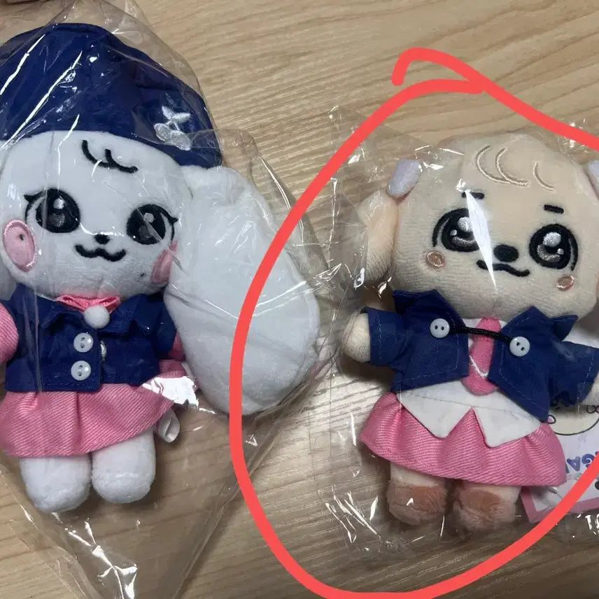 [BUNJANG] IVE MiniB School Plush Keychain - Kang An Ji / 아이브 미니브 스쿨 플러시 키링 강안지