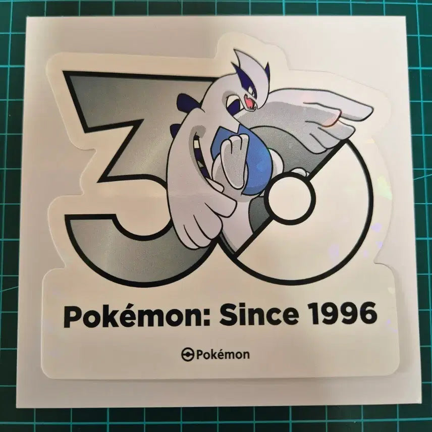 [BUNJANG] Pokemon 30th Anniversary Lugia Logo Sticker / 포켓몬 30주년 로고 스티커 루기아