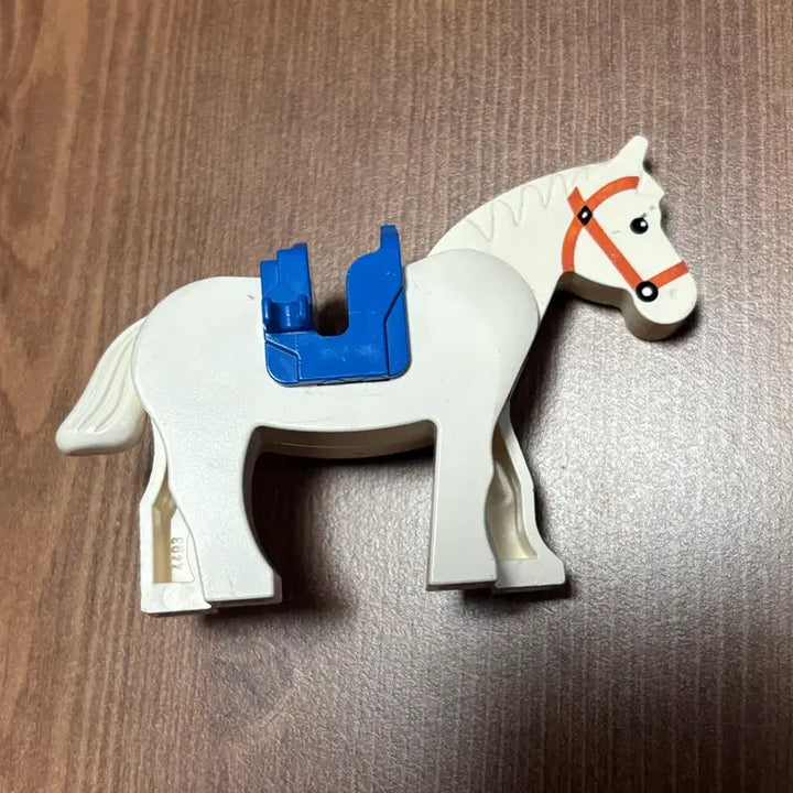 [BUNJANG] LEGO Horse with Blue Saddle / 레고 백마 + 파랑 말 안장