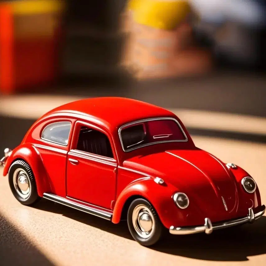 [BUNJANG] Volkswagen Beetle Red Diecast Model / 폭스바겐 비틀 빨간색 다이캐스트 모형