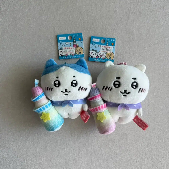 [BUNJANG] Chiikawa Hachiware Tokyo Skytree Mascot Set / 치이카와 하치와레 도쿄 스카이트리 마스코트 세트