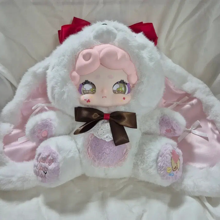 [BUNJANG] Bamtooki 600% Snow White Ribbon Doll / 밤토끼 600% 백설이 하얀색 리본덤 베이비쓰리