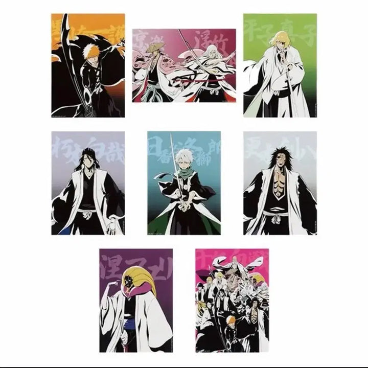 [BUNJANG] Bleach Lottery G &amp; H Bundle Clear Poster &amp; Canvas Board Ichigo / 블리치 쿠지 G, H 일괄