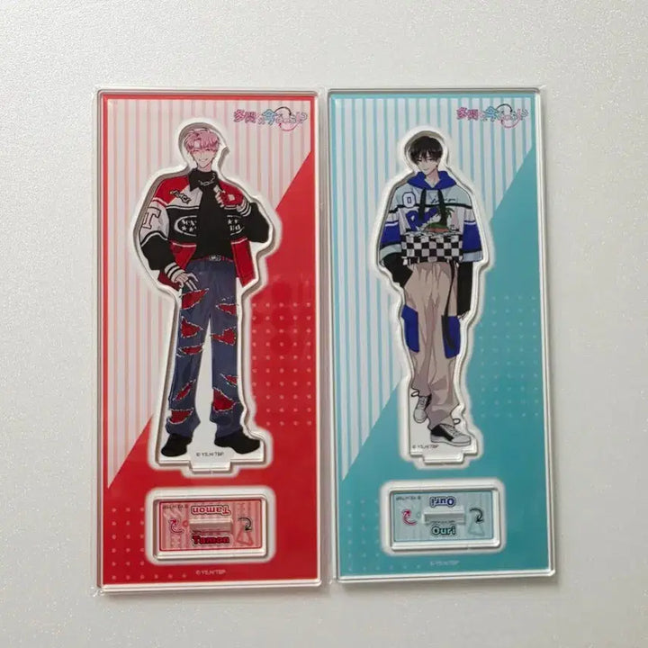 [BUNJANG] Tamon-kun &amp; Ouri Acrylic Stand Set (Sealed) / 타몬군 오우리 아크릴스텐드 세트 미개봉 현물보유