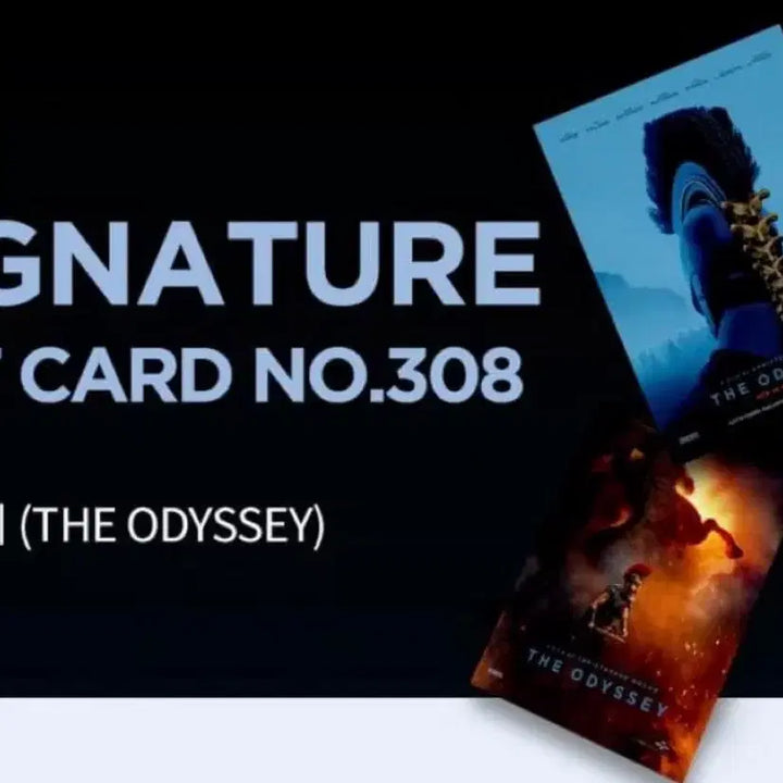 [BUNJANG] Odessey Signature Art Card / 오디세이 시그니처 아트카드 아카
