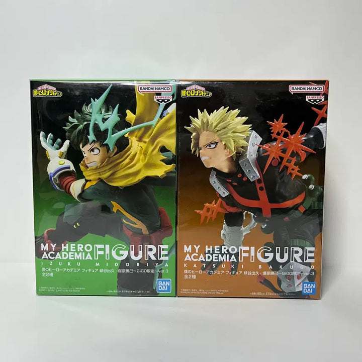 [BUNJANG] My Hero Academia GIGO Limited Edition Izuku Midoriya &amp; Katsuki Bakugo Set / 나의 히어로 아카데미아 GIGO 한정판 미도리야&amp;바쿠고