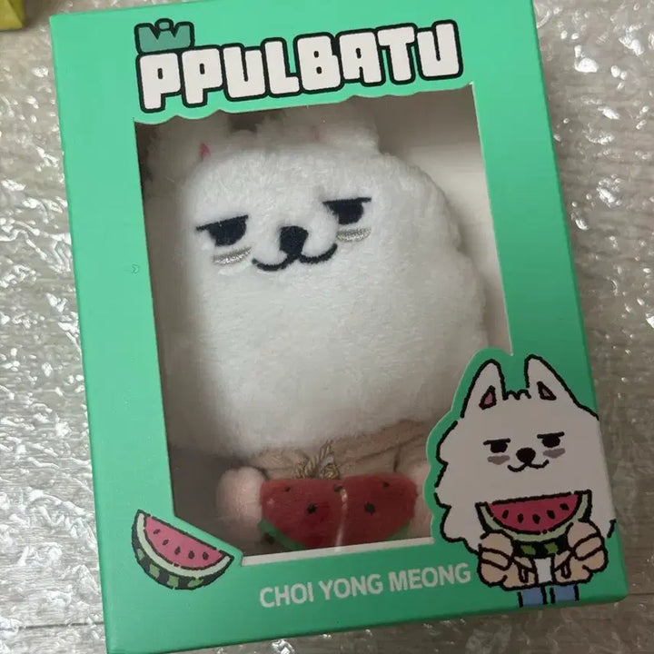 [BUNJANG] TXT Beomgyu Watermelon Doll (Polbat - Horn Edition) / 투바투 뿔바투 용멍 수박 인형 양도