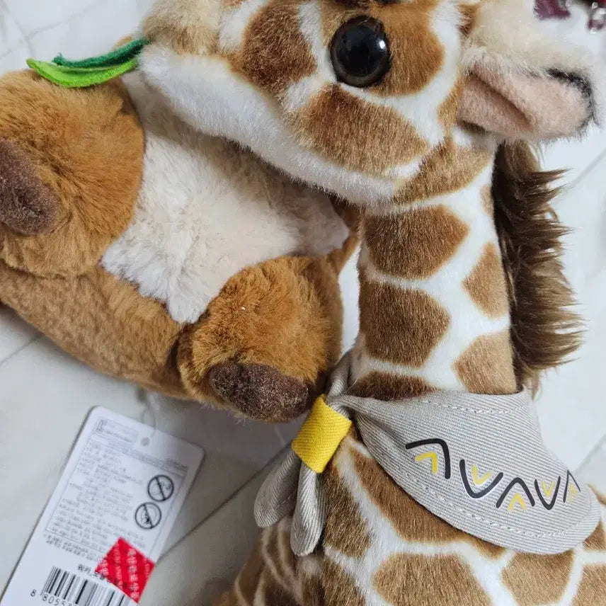 [BUNJANG] Everland Quokka &amp; Giraffe Plush Set / 에버랜드 쿼카 기린 인형 세트 정가37000원