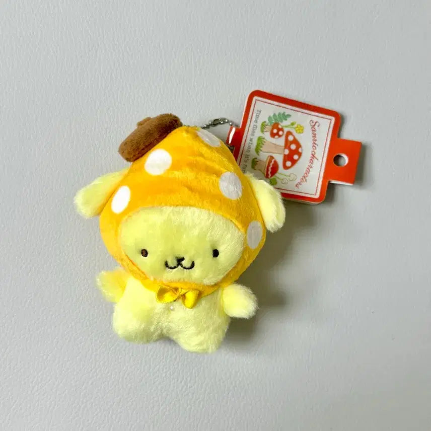 [BUNJANG] Pompompurin Mascot Mushroom Charm / 폼폼푸린 마스코트 버섯