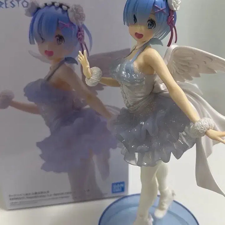 [BUNJANG] Re:Zero Rem Angel Figure / 배송비 포함) 리제로 렘 천사 피규어