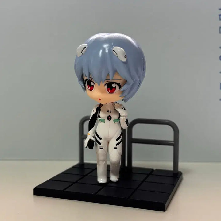 [BUNJANG] Evangelion Ayanami Rei Desktop Keyring / 에반게리온 데스크탑 에바 + 레이 고전 키링