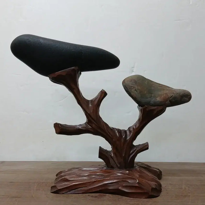 [BUNJANG] Sehan Pair Decorative Object / 수석 자연수석 새한쌍