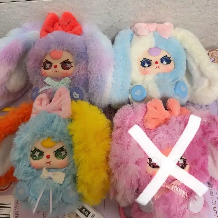 [BUNJANG] Babythree Alice Rabbit Keyring Bundle Set (3 pieces) / 베이비쓰리 앨리스래빗 키링 일괄 3개