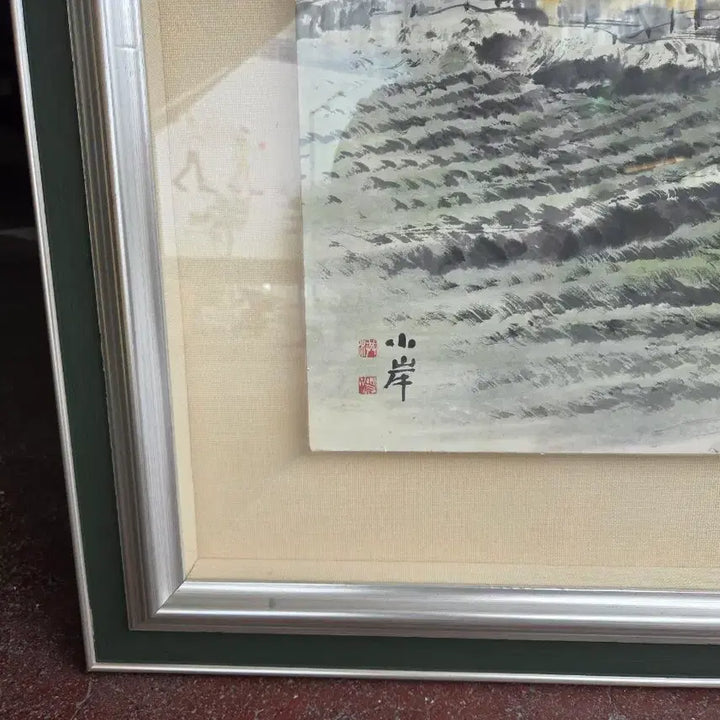 [BUNJANG] Korean Landscape Painting with Frame / 동양화.산수화