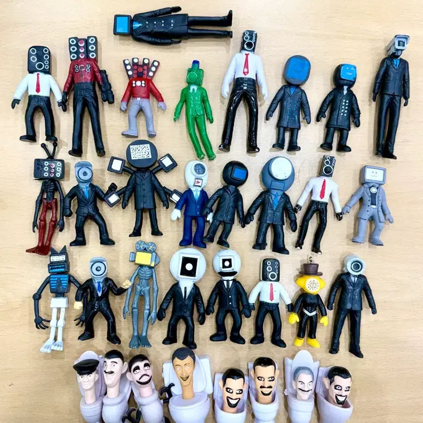 [BUNJANG] Skibidi Toilet Figure Gacha Miniature Set / Skibidi toilet figure gatcha miniature스키비디 토일렛 피규어미니어쳐처가챠 세트