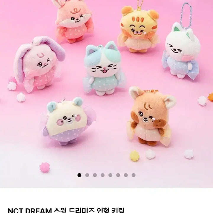 [BUNJANG] NCT DREAM Sweet Dreamies Mark Cat Plush Keychain / 엔시티드림 스윗 드리미즈 인형 키링 마크 애옹이