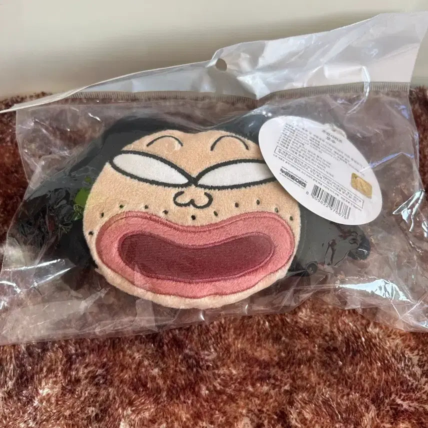 [BUNJANG] Crayon Shin-chan Oh-Soo Face Pouch / 짱구는못말려 오수 얼굴 파우치