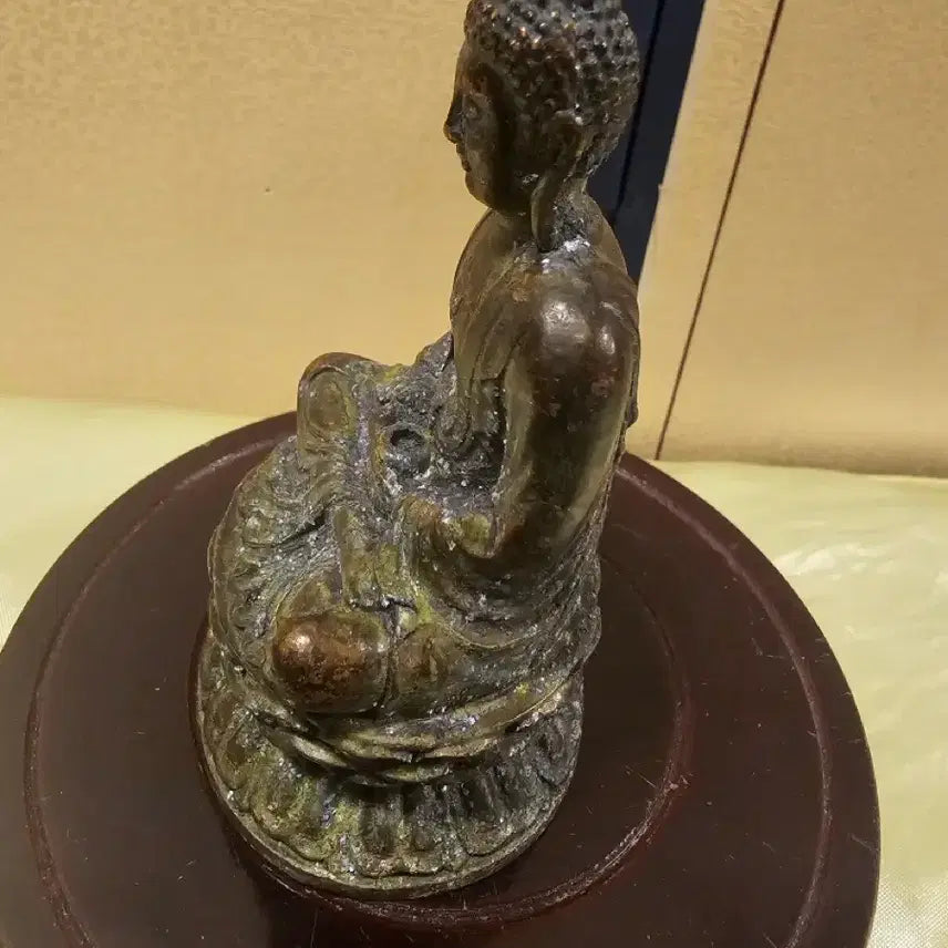 [BUNJANG] Gilt Bronze Seated Amida Buddha / 금동 아미타여래 좌상.