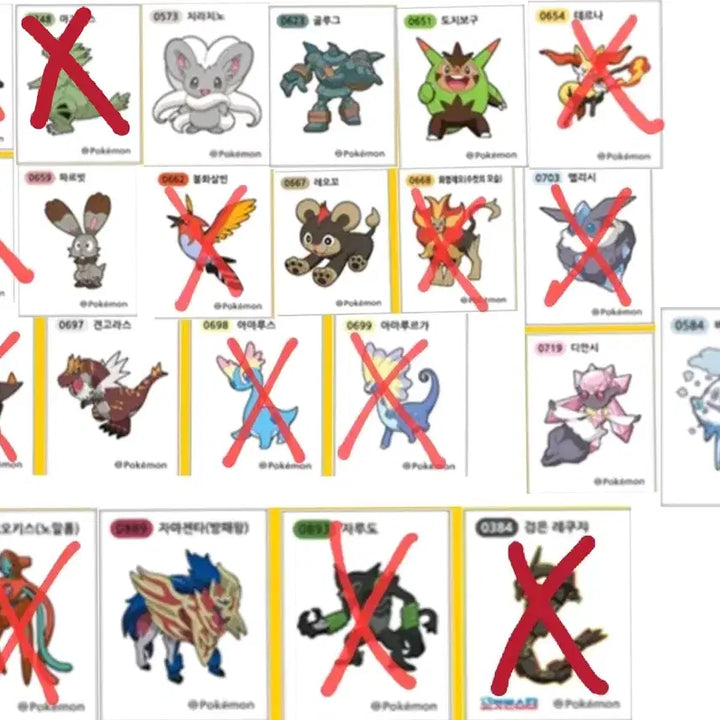 [BUNJANG] Pokemon Stickers (Series 3, 5) - Trading / 포켓몬 띠부씰 교환 (시즌3, 5)