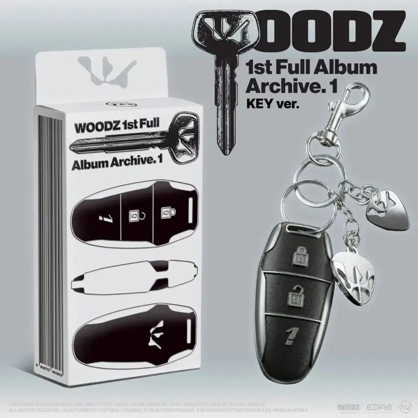 [BUNJANG] WOODZ (조승연) Archive.1 1st Full Album (Key Ver.) Sealed Album / Archive.1 미개봉 앨범 판매