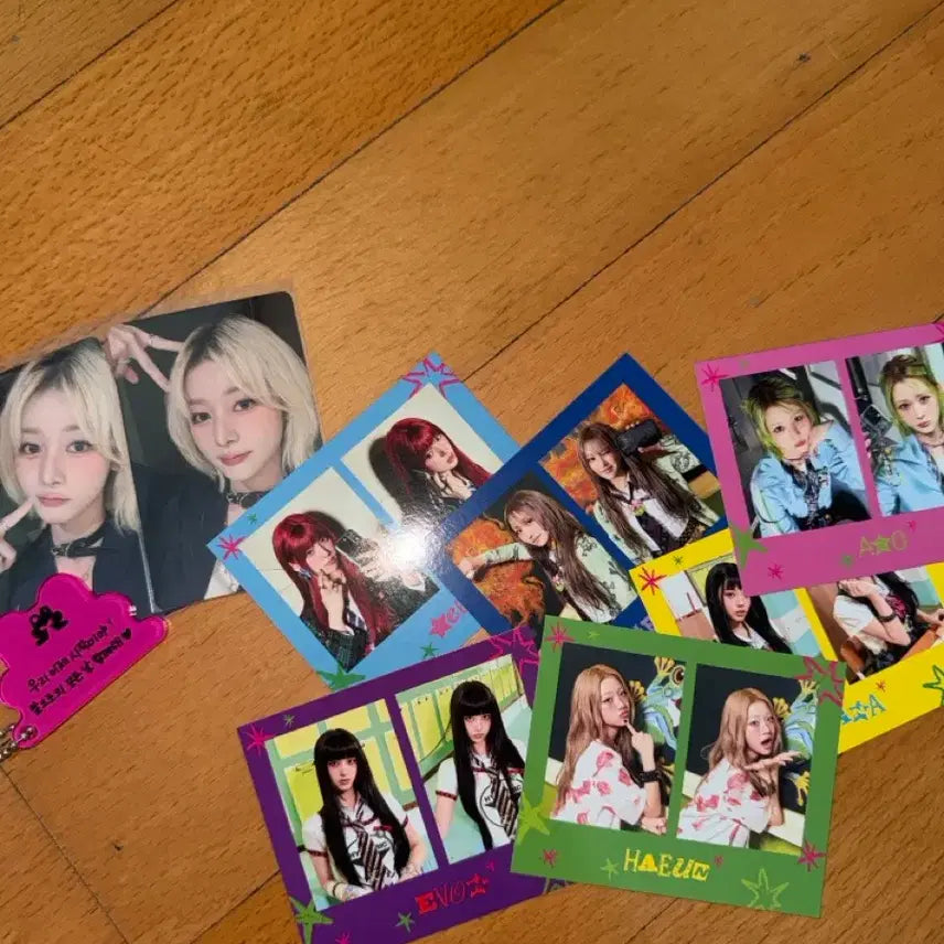 [BUNJANG] UNCHILD AKO Photocard Keychain / UNCHILD언차일드 아코 포카 키링 판매 박예은히키티나아코이본나하은