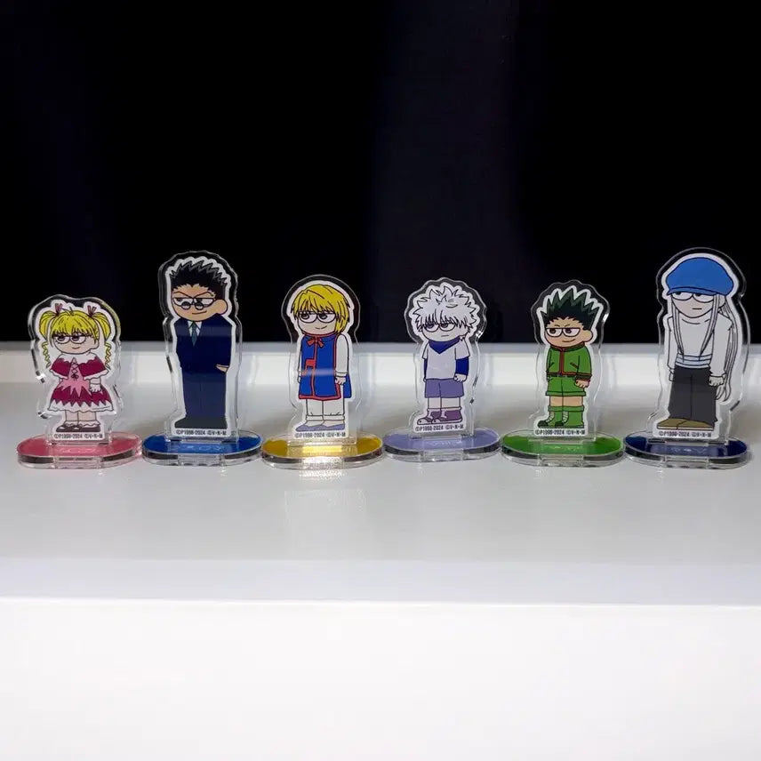 [BUNJANG] Hunter x Hunter Jiolli Acrylic Stand Set - Gon, Killua, Kurapika, Leorio, Kalluto, Biscuit / (풀셋)헌터x헌터 지로리 아크릴스탠드 곤 키르아 크라피카 레오리오 카이토 비스켓 일괄 헌헌