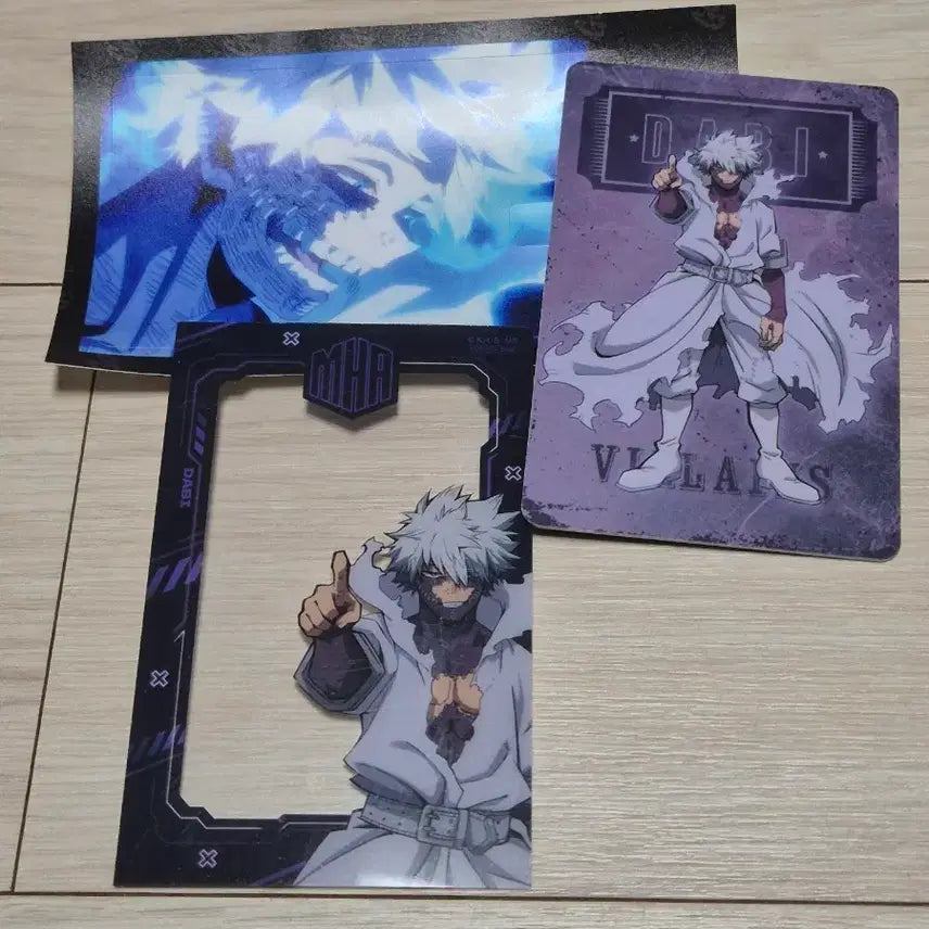 [BUNJANG] My Hero Academia Dabi Todoroki Touya Collaboration Cafe Card &amp; Keyring Bundle Set / 나히아 히로아카 다비 토도로키 토우야 콜라보카페 카드&amp;키링 굿즈 일괄 판매