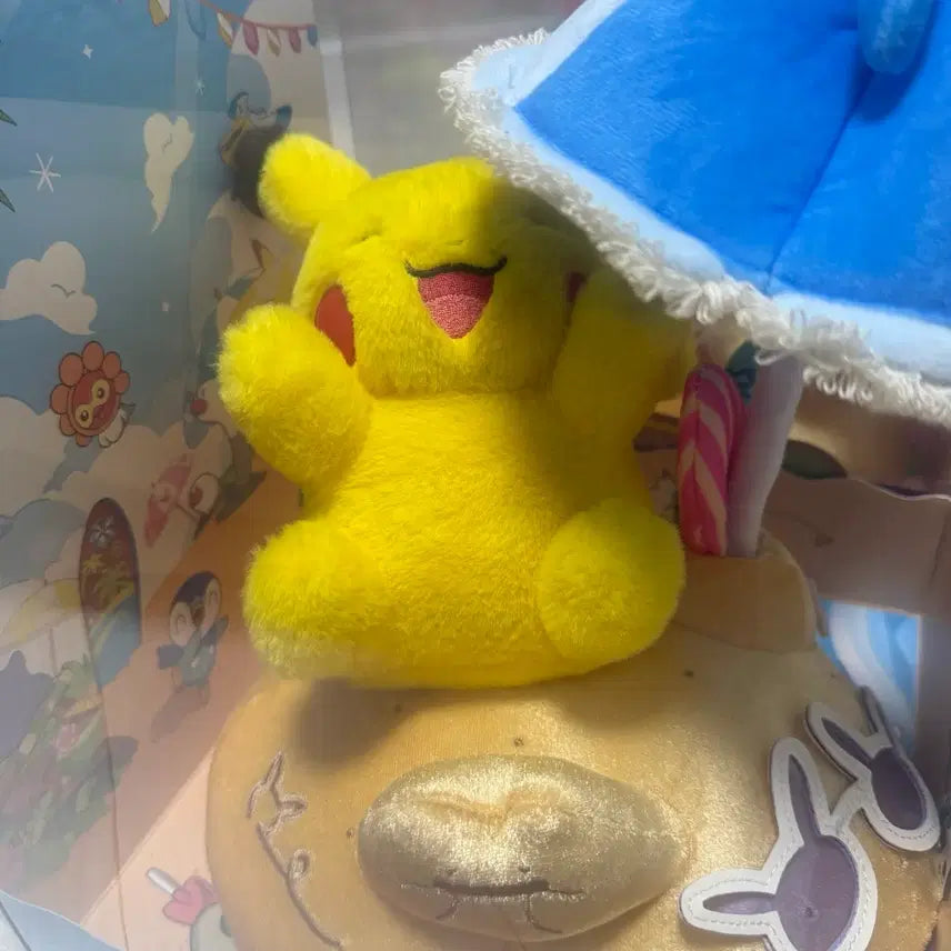 [BUNJANG] Pokemon Busan Pop-up Relaxing Vacation Chilling Summer Days Plush Doll Pikachu / 포켓몬 부산 팝업 느긋느긋 바캉스 칠링 썸머 데이즈 봉제 인형 피카츄