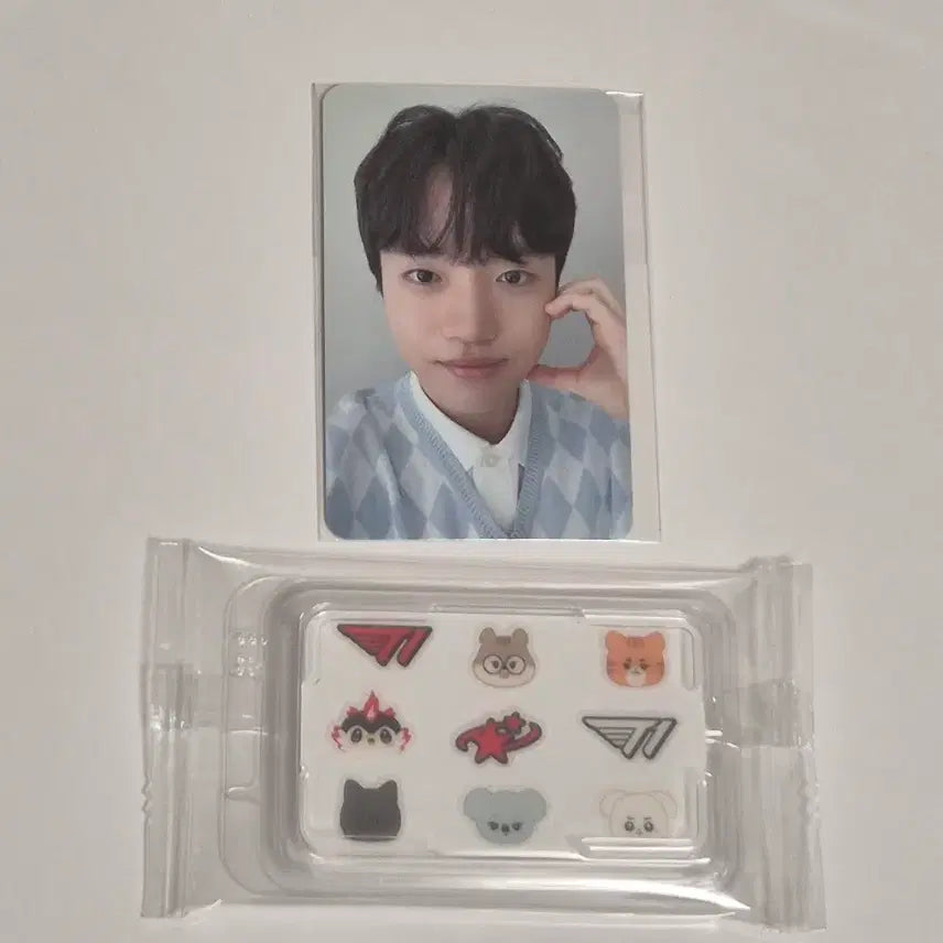 [BUNJANG] T1 Keria Photocard + Sticker Set / T1 티원 에이블리 이지덤 케리아 keria 포카 + 스티커