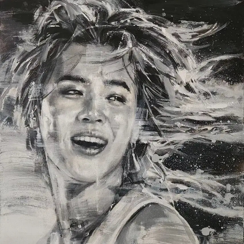 [BUNJANG] BTS Jimin Oil Painting Portrait / 지민    방탄소년단   BTS