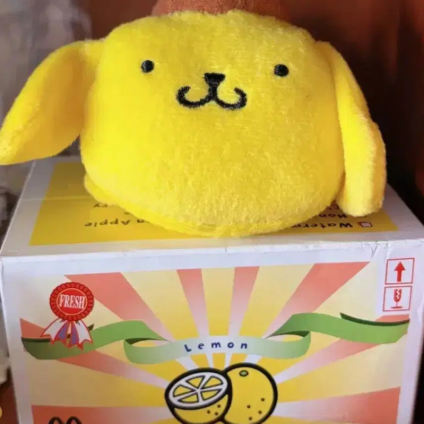 [BUNJANG] Vintage Sanrio Pompompurin Happy Meal Lemon Doll / 고전 산리오 레몬 폼폼푸린 해피밀 인형