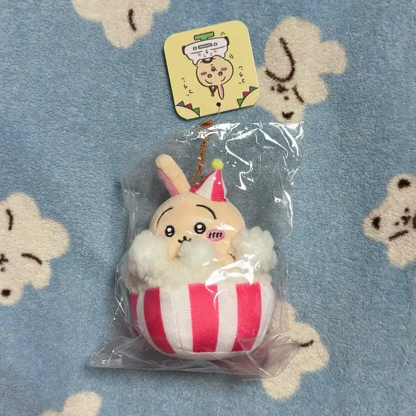 [BUNJANG] Chiikawa Amusement Park Popcorn Usagi Mascot / 치이카와 유원지 팝콘 우사기 마스코트