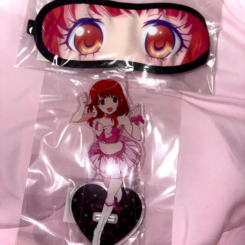[BUNJANG] Prism Stone Ira Big Acrylic Stand &amp; Sleep Mask Bundle (Sealed) / 프리즘스톤 아이라 빅아크릴+ 안대 일괄 미개봉