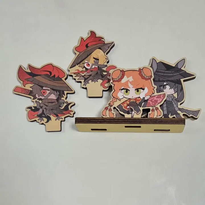 [BUNJANG] Limbus Company Hongwon Wood Stand - Ishmael, Yi Sang, Heathcliff, Sinclair / 림버스 컴퍼니 홍원 우드 스탠드 이스마엘 이상 히스클리프 싱클레어