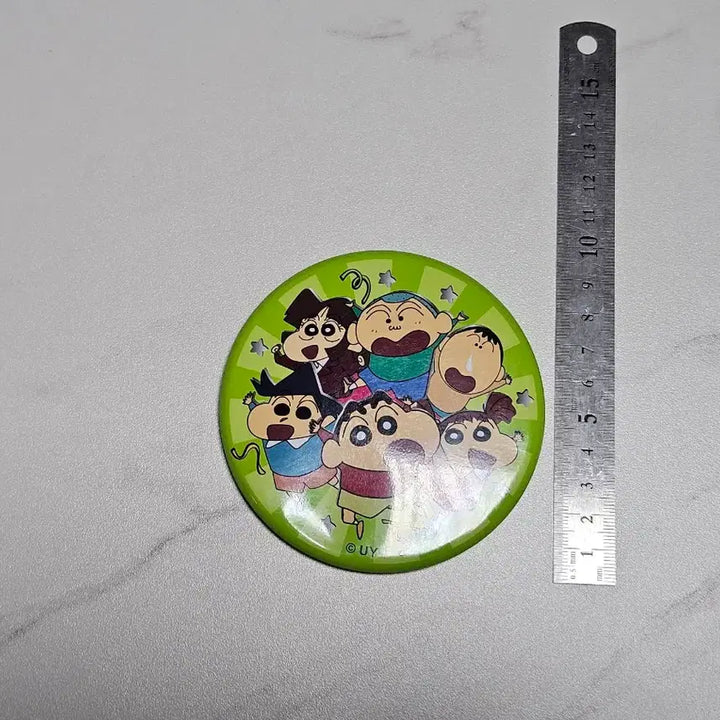 [BUNJANG] Crayon Shin-chan Dipheron Ranger 9.5cm Badge / 짱구는 못말려 떡잎방범대 9.5cm 뱃지