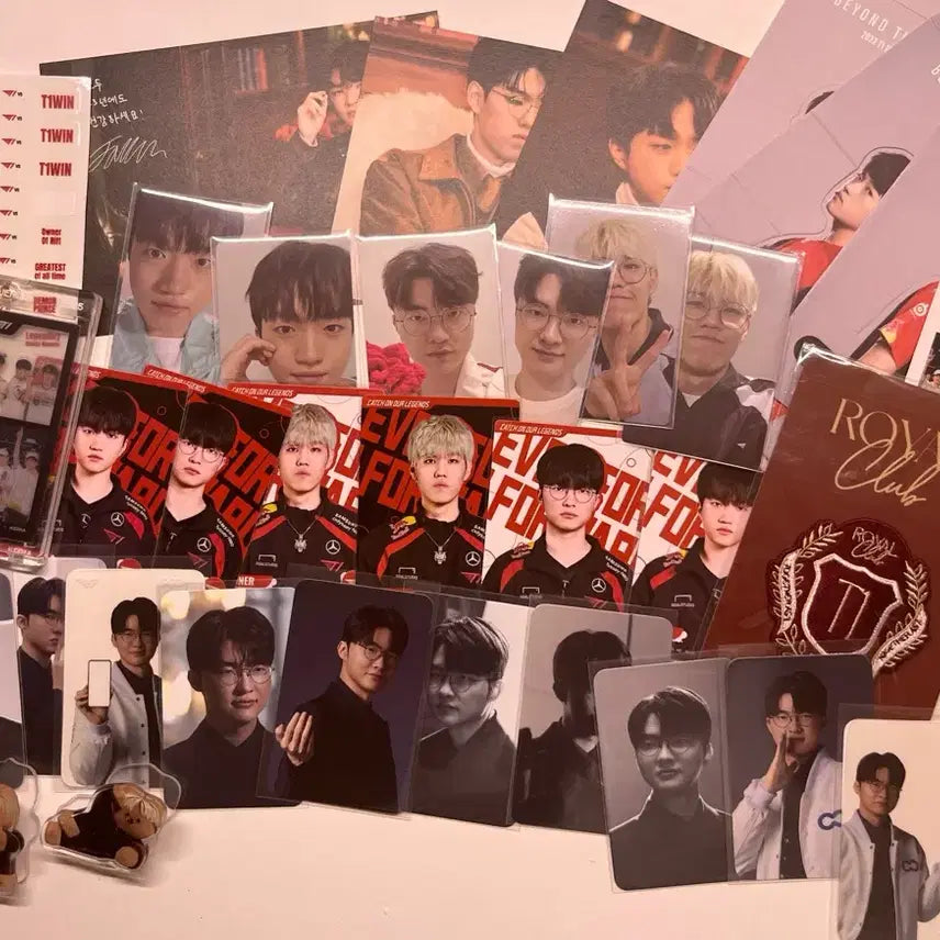 [BUNJANG] T1 Faker Keria Bundle Set / T1 굿즈 일괄 오너 페이커 케리아 티원