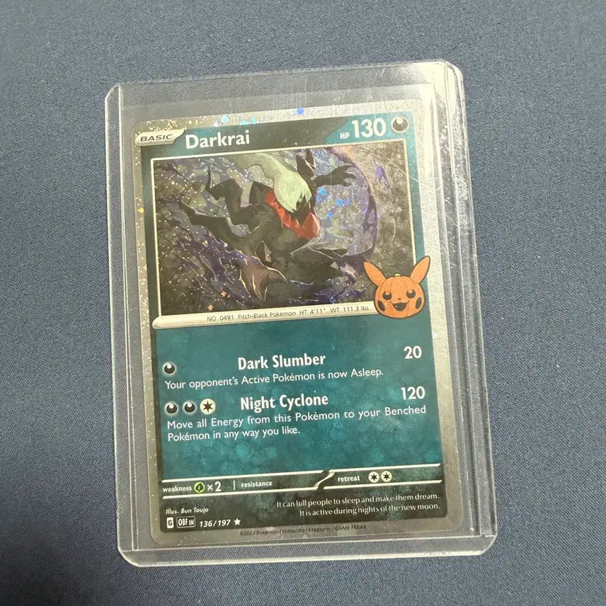 [BUNJANG] Pokemon Card Darkrai Halloween Promo English Version S-Grade / 포켓몬 카드 다크라이 할로윈 프로모 영문판 s급 급처