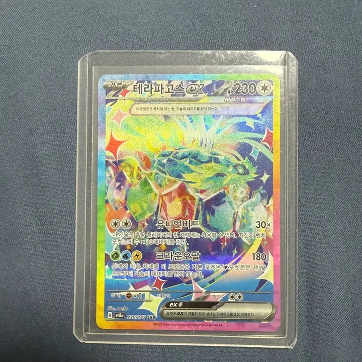 [BUNJANG] Pokemon Card Terapagos EX SAR / 포켓몬카드 테라파고스 EX sar s급