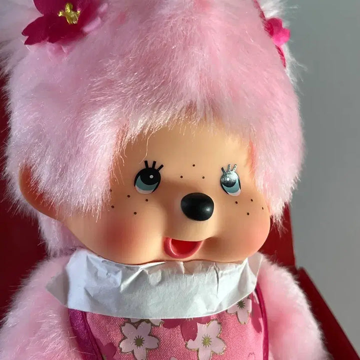 [BUNJANG] Monchhichi Sakura Cherry Blossom European Edition Doll / 몬치치 사쿠라 벚꽃 유럽판 인형