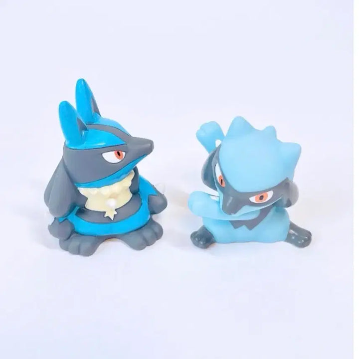 [BUNJANG] Pokemon Lucario Riolu Classic Finger Puppet Figure Set / 포켓몬 루카리오 리오르 고전 피규어 손가락 인형
