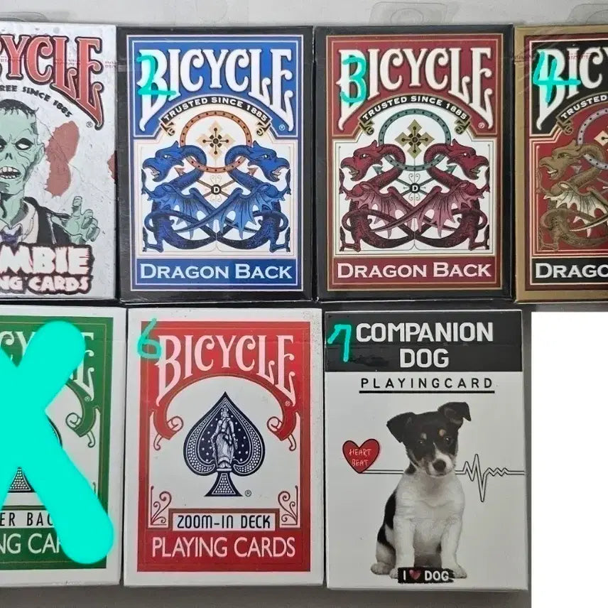[BUNJANG] Bicycle Playing Cards Collection - Sealed &amp; Unsealed / 미개봉 바이시클 마술카드 플레잉카드 판매합니다